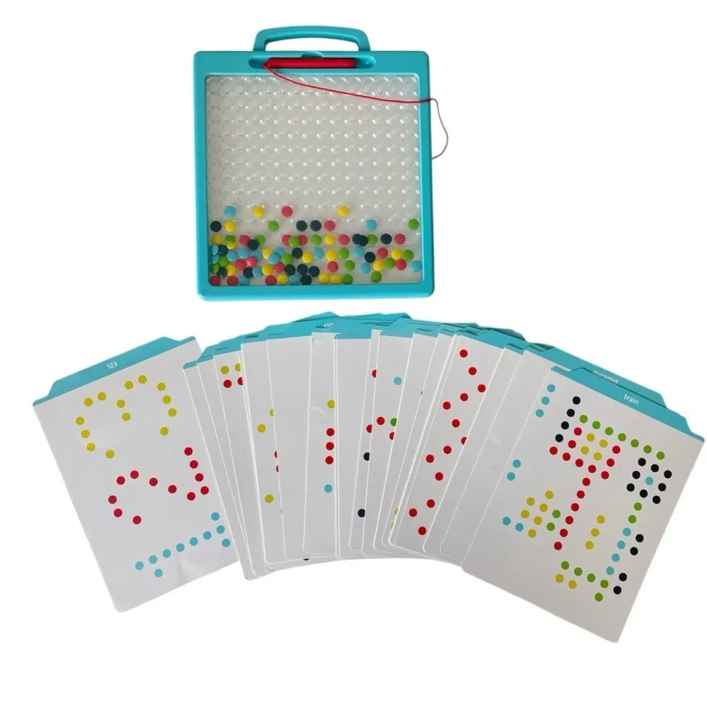 Magnetic Dot Art Designer - Activity Board with 25 activity cards